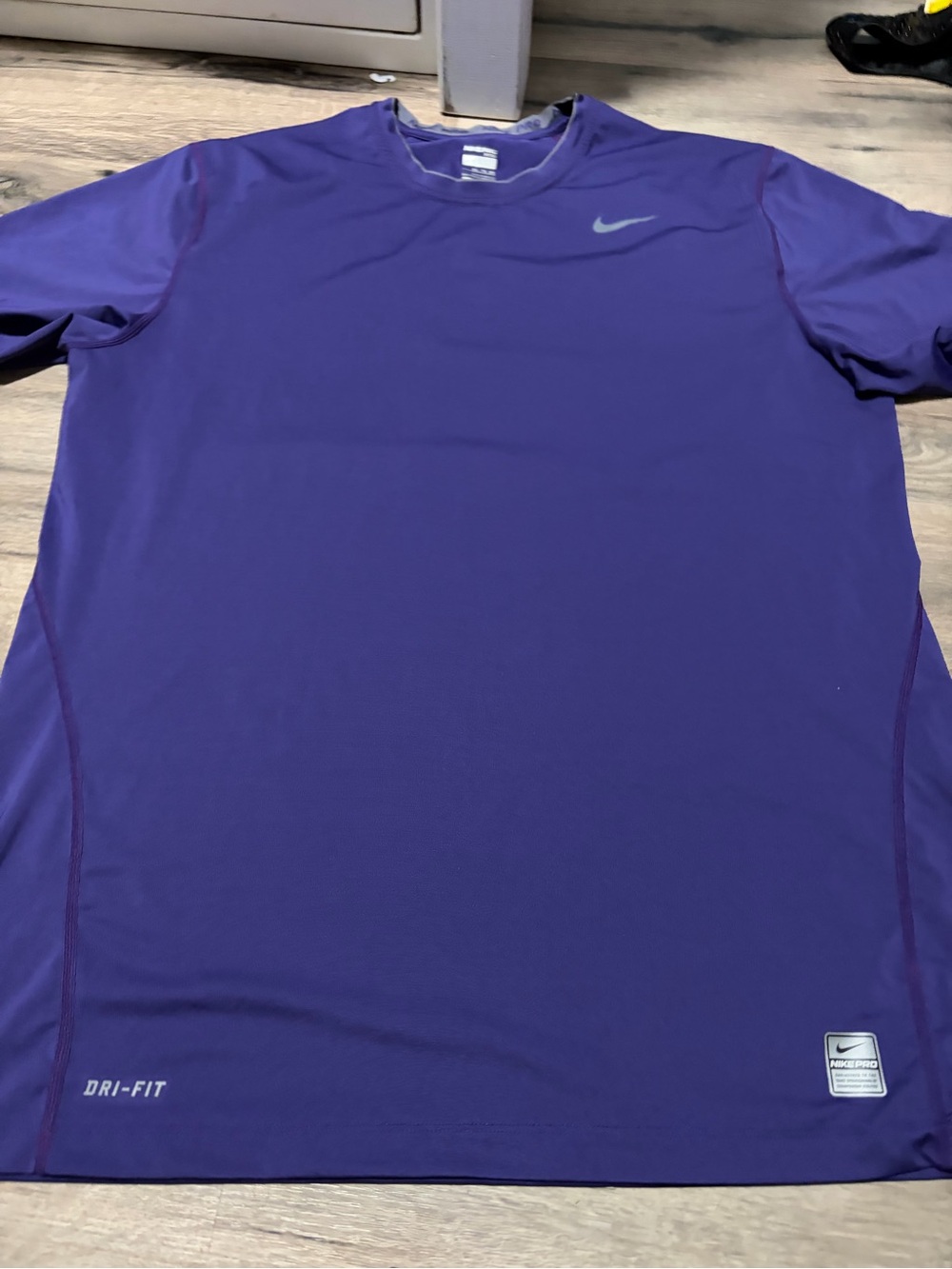 Nike Purple Short Sleeve Dri-FIT Performance Tee- XXL